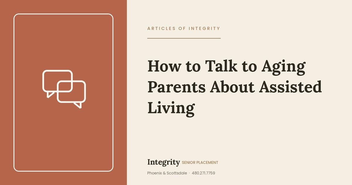 How to Talk to Aging Parents About Assisted Living
