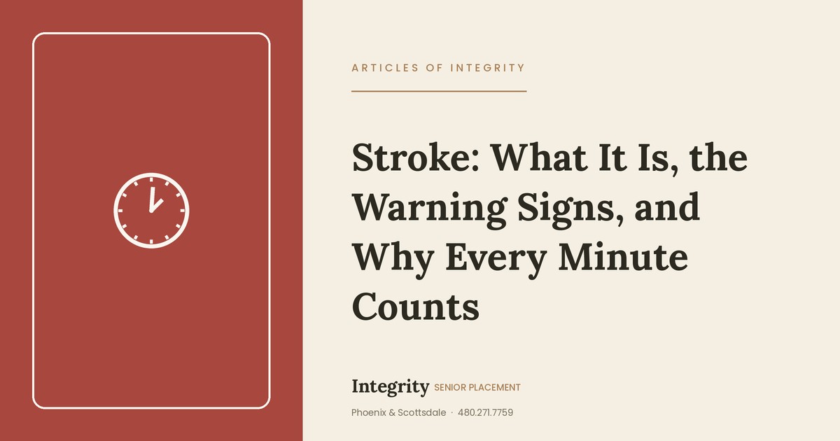 Stroke: What It Is, the Warning Signs, and Why Every Minute Counts